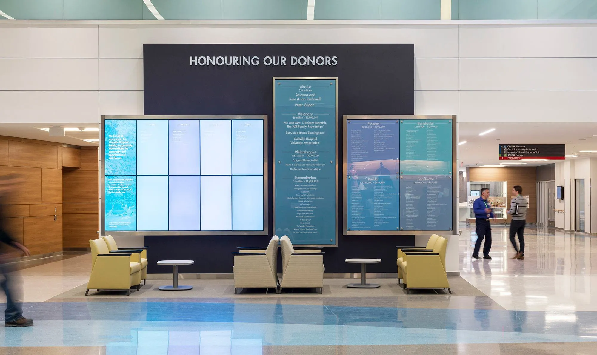 Aga Khan Museum donor recognition wall