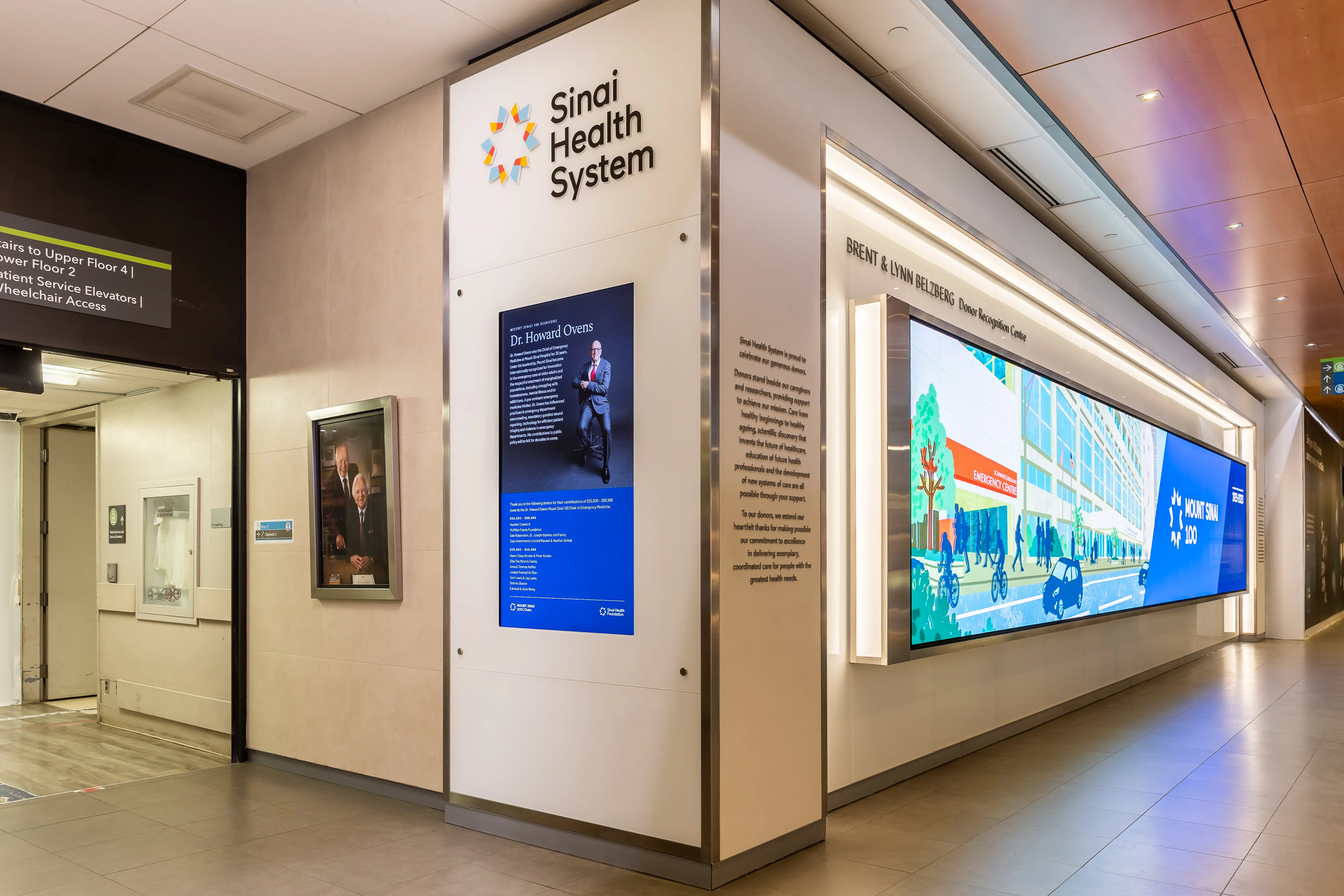 Recognition centre within the broader hospital environment