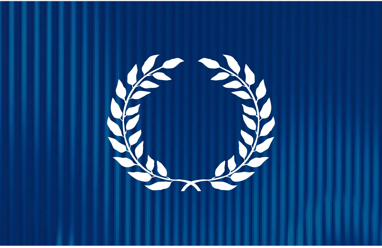 Laurel wreath emblem
